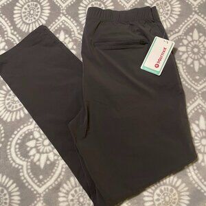 Marmot Kodachrome Pants Womens 12 Dark Steel Stretch Belted Straight Leg NWT